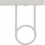 Percha Blanco Metal Decoración 50 X 7 X 27 Cm