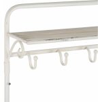 Perchero Recibidor Crema Metal 101 X 40 X 161 Cm