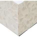 Portavelas Beige Nácar-Mdf Decoración 10,50 X 10,50 X 10,50