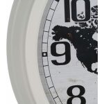 Reloj Blanco-Negro Metal Decoración 70 X 70 X 6,50 Cm