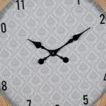 Reloj Natural-Blanco Madera / Cristal 60 X 60 X 6,50 Cm