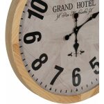 Reloj Natural-Blanco Madera / Cristal 76 X 76 X 6 Cm