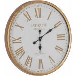 Reloj Natural-Blanco Metal Decoración 60 X 60 X 6 Cm