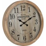 Reloj Natural Madera / Cristal 60 X 60 X 6,50 Cm