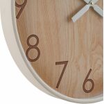 Reloj Natural Madera Decoración 60 X 60 X 5,50 Cm