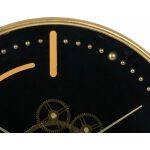 Reloj Negro-Oro Metal Decoración 46 X 7 X 46 Cm