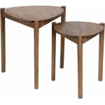 S/2 Mesa Auxiliar Natural 58 X 56 X 56 Cm