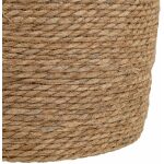 S/3 Cajas Natural Fibra Natural 28 X 28 X 36 Cm