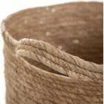 S/3 Cestos Natural Fibra Natural 33 X 33 X 26 Cm