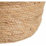 S/3 Cestos Natural Fibra Natural 33 X 33 X 38 Cm