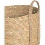 S/3 Cestos Natural Fibra Natural 42 X 42 X 48 Cm