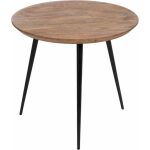 S/3 Mesa Centro Natural Madera-Metal 50 X 50 X 45 Cm