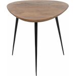 S/3 Mesa Centro Natural Madera-Metal 86 X 81 X 43 Cm