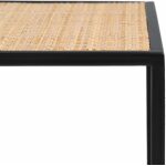 S/3 Mesa Centro Natural-Negro 97,50 X 34 X 35 Cm