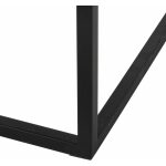 S/3 Mesitas Natural-Negro Dm-Metal Salón 57,50 X 37,50 X 67,