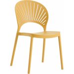 Silla abanico apilable polipropileno amarillo jpg