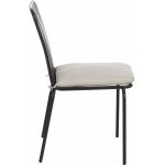 Silla Antracita Acero Exterior 52 X 57 X 87 Cm