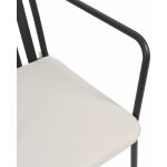 Silla Antracita Acero Exterior 56 X 57 X 87 Cm