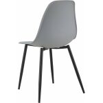 Silla cluny metal negro polipropileno gris 3 jpg