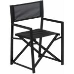 Silla Director Negro Aluminio-Textileno 56 X 53 X 84 Cm