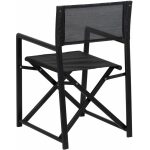 Silla Director Negro Aluminio-Textileno 56 X 53 X 84 Cm