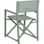 Silla Director Verde Aluminio-Textileno 56 X 53 X 84 Cm