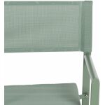 Silla Director Verde Aluminio-Textileno 56 X 53 X 84 Cm