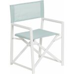 Silla Director Verde-Blanco 56 X 53 X 84 Cm