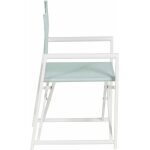 Silla Director Verde-Blanco 56 X 53 X 84 Cm