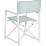 Silla Director Verde-Blanco 56 X 53 X 84 Cm