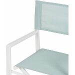 Silla Director Verde-Blanco 56 X 53 X 84 Cm