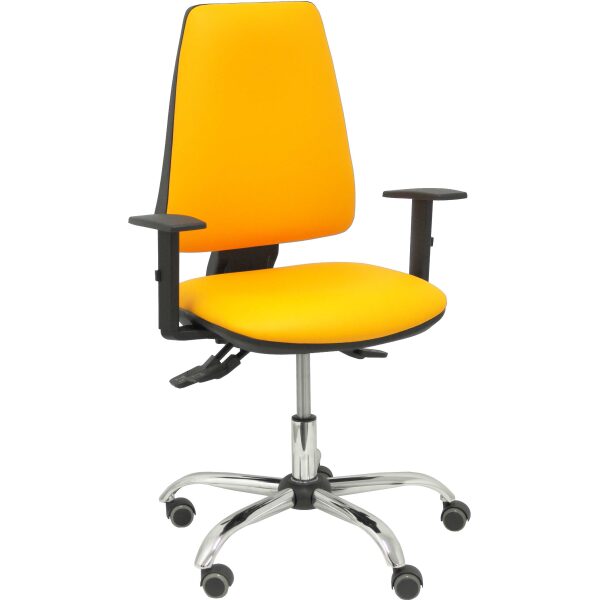 Silla Elche S 24 horas similpiel naranja