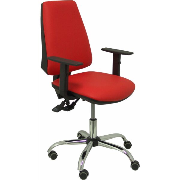 Silla Elche S 24 horas similpiel rojo