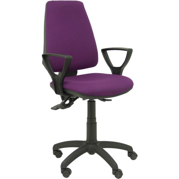 Silla Elche S bali morado brazos fijos