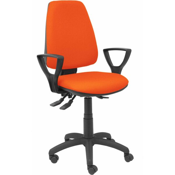 Silla Elche S bali naranja oscuro brazos fijos