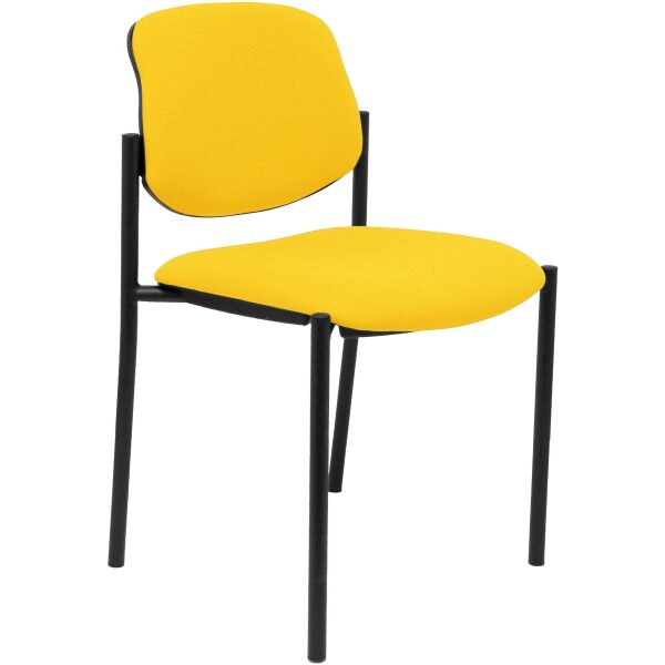 Silla fija Styl bali amarillo chasis negro