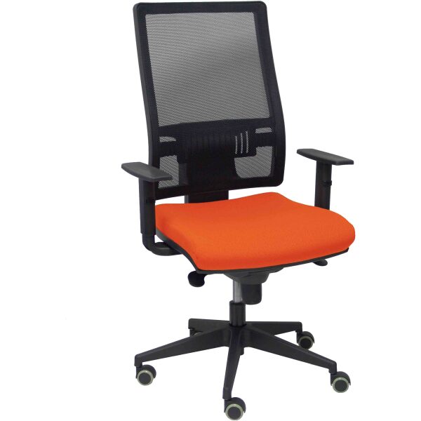 Silla Horna bali naranja oscuro brazos regulables