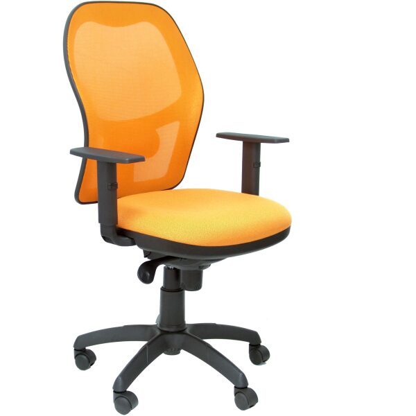 Silla Jorquera malla naranja asiento bali naranja