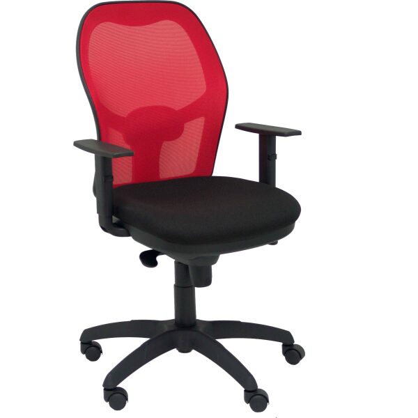 Silla Jorquera malla roja asiento bali negro