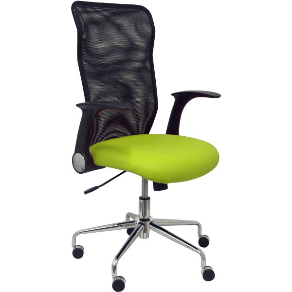 Silla Minaya similpiel pistacho