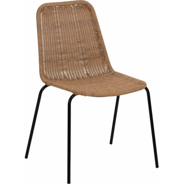 Silla Natural Pe-Acero Salón 52 X 57 X 82 Cm