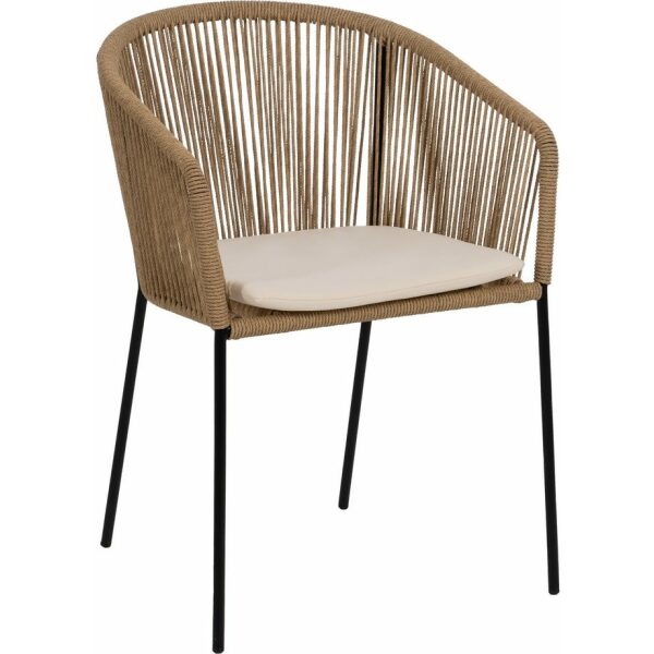 Silla Natural Pe-Acero Salón 55 X 54 X 79 Cm