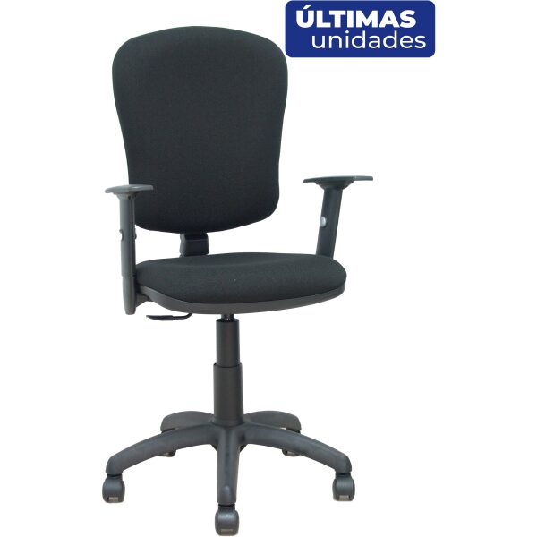 Silla Solana bali negro brazos regulables