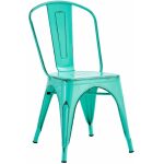 Silla tol ek vintage acero verde agua jpg