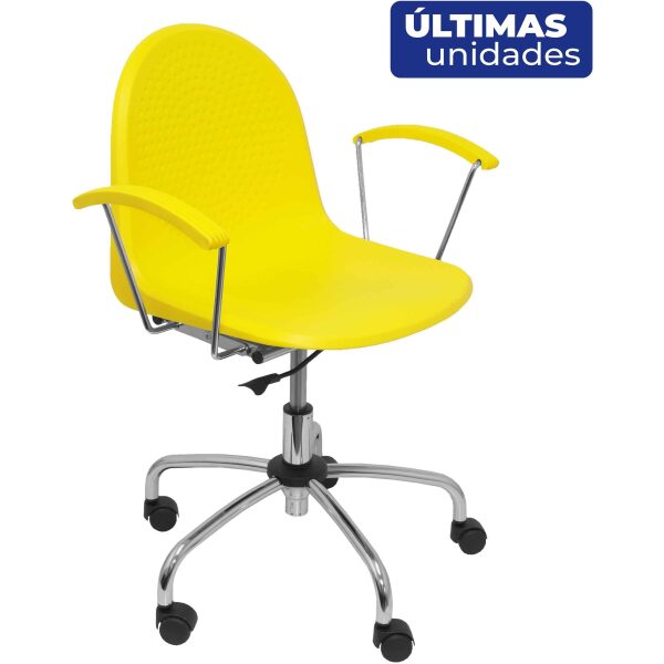 Silla Ves giratoria color amarillo