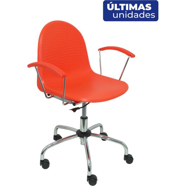 Silla Ves giratoria color naranja