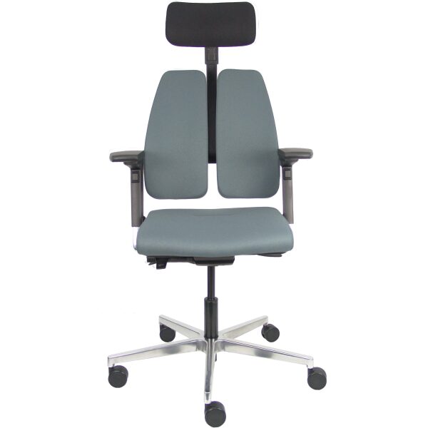 Silla Xilium Duo traslak X-move bondai gris brazo 4D cabecero negro