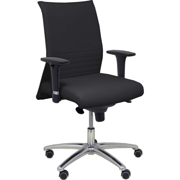 Sillón Albacete confidente piel negro hasta 160 kg