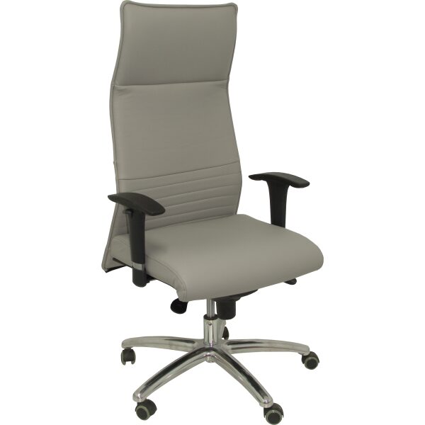 Sillón Albacete XL piel gris oscuro hasta 160kg