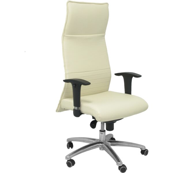 Sillón Albacete XL similpiel crema hasta 160kg